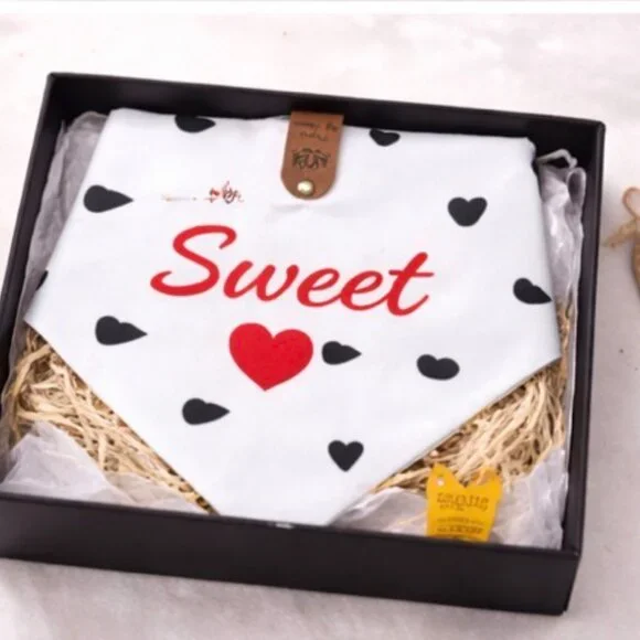 Handmade Reversible Dog Bandana – Fits Up to 12" Neck, Gift‑Ready - Picture 4 of 5